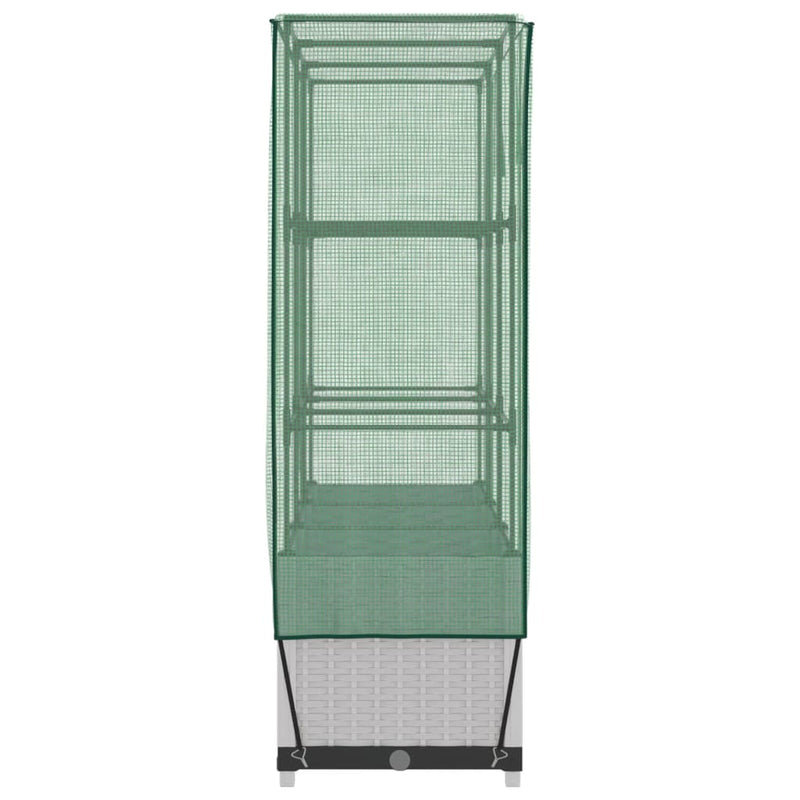 Plantenbak Verhoogd Met Kashoes Rattanlook