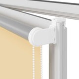 Rolgordijn Verduisterend 145X Stofbreedte 141,6 Cm Beige