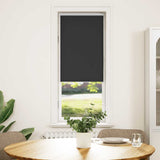 Rolgordijn Verduisterend 85X210Cm Stofbreedte 80,7 Cm Polyester Zwart