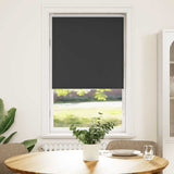 Rolgordijn Verduisterend 85X210Cm Stofbreedte 80,7 Cm Polyester Zwart