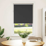 Rolgordijn Verduisterend 85X210Cm Stofbreedte 80,7 Cm Polyester Zwart