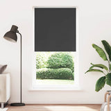 Rolgordijn Verduisterend 85X210Cm Stofbreedte 80,7 Cm Polyester Zwart
