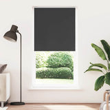 Rolgordijn Verduisterend 85X210Cm Stofbreedte 80,7 Cm Polyester Zwart