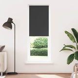 Rolgordijn Verduisterend 85X210Cm Stofbreedte 80,7 Cm Polyester Zwart
