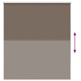 Rolgordijn Verduisterend Koffie 125X Stofbreedte 121,6 Cm Koffiebruin