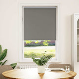 Rolgordijn Verduisterend 80X150Cm Stofbreedte 75,7 Cm Polyester Grijs