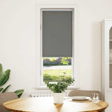 Rolgordijn Verduisterend 80X150Cm Stofbreedte 75,7 Cm Polyester Grijs