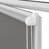 Rolgordijn Verduisterend 80X150Cm Stofbreedte 75,7 Cm Polyester Grijs