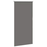 Rolgordijn Verduisterend 80X150Cm Stofbreedte 75,7 Cm Polyester Grijs