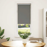 Rolgordijn Verduisterend 80X150Cm Stofbreedte 75,7 Cm Polyester Grijs