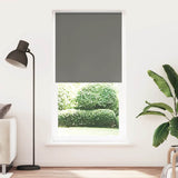 Rolgordijn Verduisterend 80X150Cm Stofbreedte 75,7 Cm Polyester Grijs