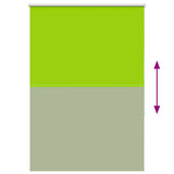 Rolgordijn Verduisterend 90X130Cm Stofbreedte 85,7 Cm Polyester Bladgroen