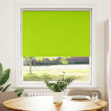 Rolgordijn Verduisterend 95X150Cm Stofbreedte 90,7 Cm Polyester Bladgroen