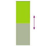 Rolgordijn Verduisterend 70X230Cm Stofbreedte 65,7 Cm Polyester Bladgroen