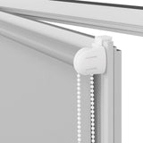 Rolgordijn Verduisterend 80X150Cm Stofbreedte 75,7 Cm Polyester Lichtgrijs