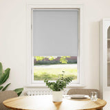 Rolgordijn Verduisterend 80X150Cm Stofbreedte 75,7 Cm Polyester Lichtgrijs