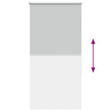 Rolgordijn Verduisterend 80X150Cm Stofbreedte 75,7 Cm Polyester Lichtgrijs