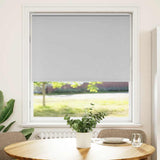 Rolgordijn Verduisterend 100X175Cm Stofbreedte 95,7Cm Polyester Lichtgrijs
