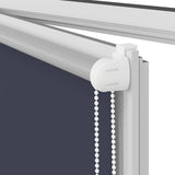 Rolgordijn Verduisterend 65X150Cm Stofbreedte 60,7 Cm Polyester Zeeblauw