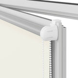Rolgordijn Verduisterend 45X Stofbreedte 40,7Cm Polyester Gebroken Wit