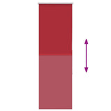 Rolgordijn 45X150 Cm Verduisterend Rood Stofbreedte 40,7 Cm Rood
