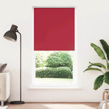 Rolgordijn 60X Verduisterend Stofbreedte 55,7Cm Polyester Rood