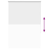 Rolgordijn Verduisterend 90X130Cm Stofbreedte 85,7 Cm Polyester Wit