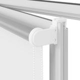 Rolgordijn Verduisterend 145X210 Cm Stofbreedte 141,6 Cm Wit Wit