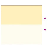 Rolgordijn 150X175 Cm Stofbreedte 146,6 Cm Verduisterend Geel Geel