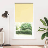 Rolgordijn Verduisterend 110X210 Cm Stofbreedte 105,7 Cm Geel Geel