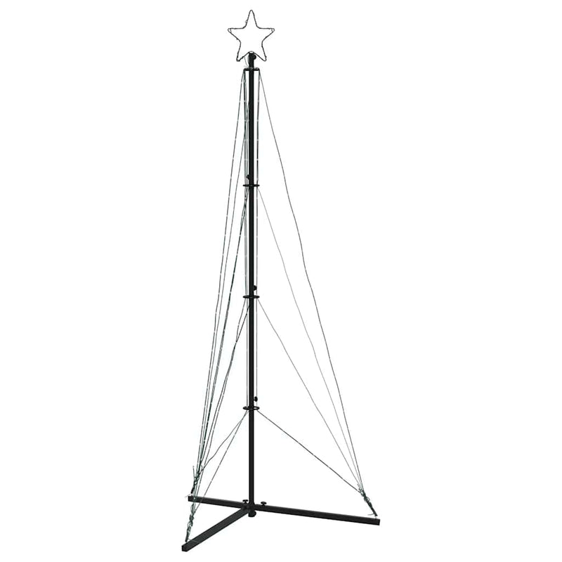 Led-Kerstboom 363 Leds Koud Wit 182 Cm Koudwit