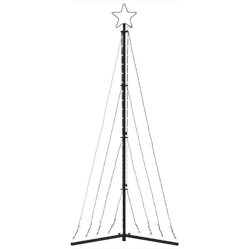 Led-Kerstboom 339 Leds Koud Wit Koudwit