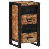 Ladekast 40X40X75 Cm Massief Gerecycled Hout Meerkleurig