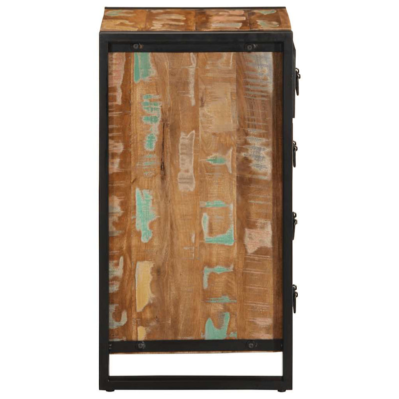 Ladekast 40X40X75 Cm Massief Gerecycled Hout Meerkleurig