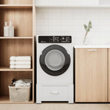 Wasmachineverhoger Met Lade Wit