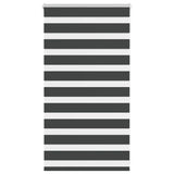 Zebra Rolgordijn Stofbreedte 115,9 Cm Zwart