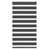Zebra Rolgordijn Stofbreedte 115,9 Cm Zwart