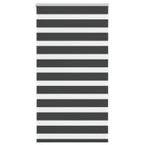 Zebra Rolgordijn Stofbreedte 115,9 Cm Zwart