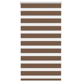 Zebra Rolgordijn Stofbreedte 115,9Cm Polyester Bruin
