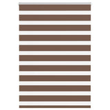 Zebra Rolgordijn Stofbreedte 115,9Cm Polyester Bruin