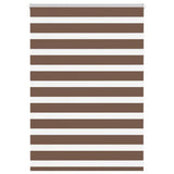 Zebra Rolgordijn Stofbreedte 115,9Cm Polyester Bruin