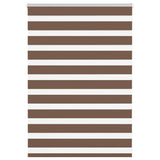 Zebra Rolgordijn Stofbreedte 115,9Cm Polyester Bruin