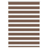 Zebra Rolgordijn Stofbreedte 115,9Cm Polyester Bruin