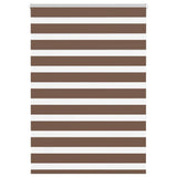 Zebra Rolgordijn Stofbreedte 115,9Cm Polyester Bruin