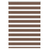 Zebra Rolgordijn Stofbreedte 115,9Cm Polyester Bruin