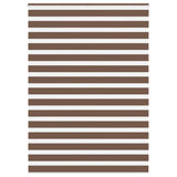 Zebra Rolgordijn Stofbreedte 115,9Cm Polyester Bruin
