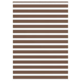 Zebra Rolgordijn Stofbreedte 115,9Cm Polyester Bruin
