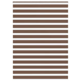Zebra Rolgordijn Stofbreedte 115,9Cm Polyester Bruin