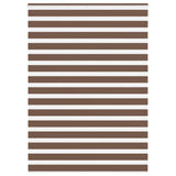 Zebra Rolgordijn Stofbreedte 115,9Cm Polyester Bruin