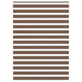 Zebra Rolgordijn Stofbreedte 115,9Cm Polyester Bruin